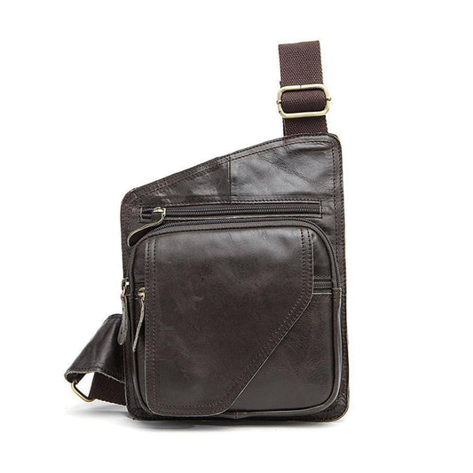 Rossie Viren Vintage Leather Mini Messenger Bag