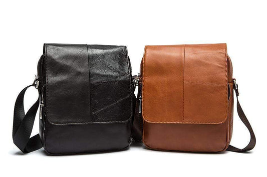 Rossie Viren Vintage Leather Mini Messenger Bag