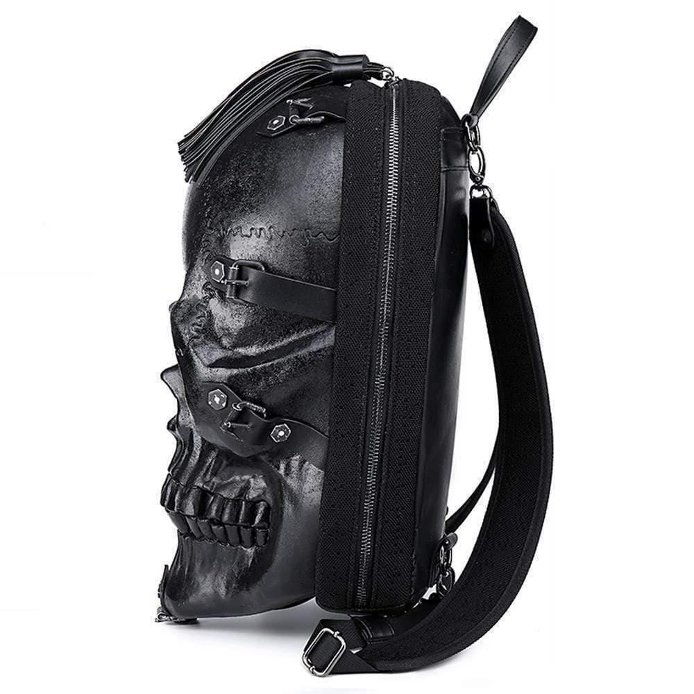 Unisex Kreepsville 3D Skull Backpack Small