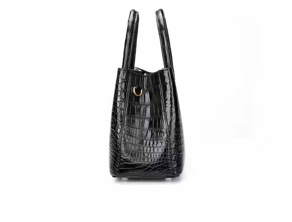 Women's Genuine Crocodile Leather Small  Tote  Shoulder Bag