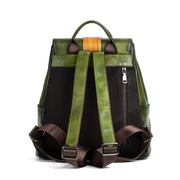 Women’s Vintage Leather Backpack Handle Shoulder Bag