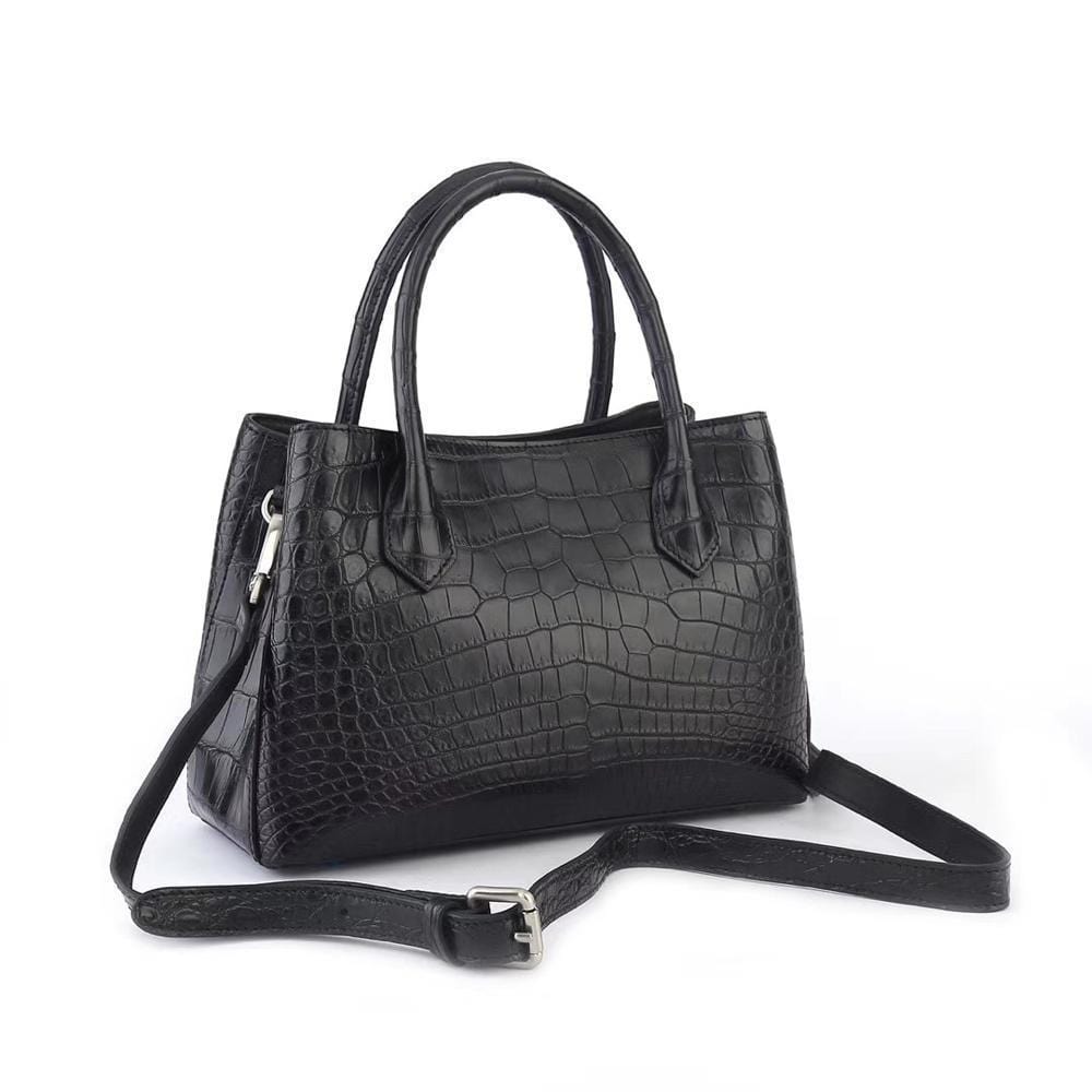 Women's Mini Top Handle Tote Bags  Black