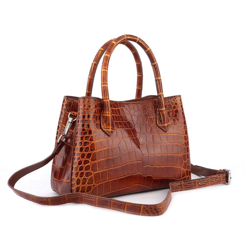 Women's Mini Top Handle Tote Bags Brown