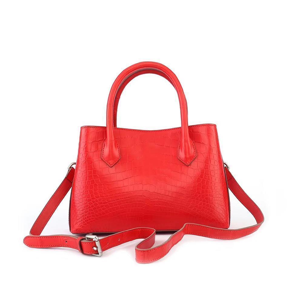 Women's Mini  Top Handle Tote Bag Red