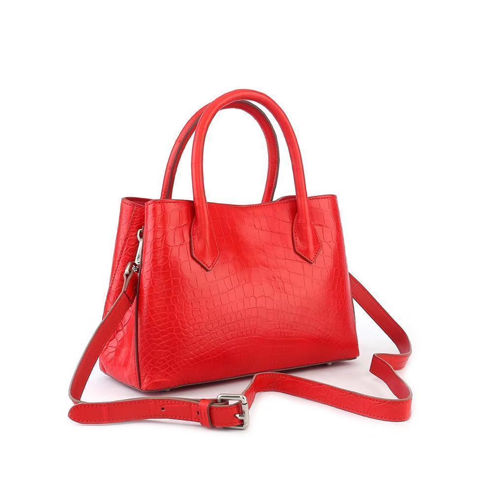 Women's Mini  Top Handle Tote Bag Red