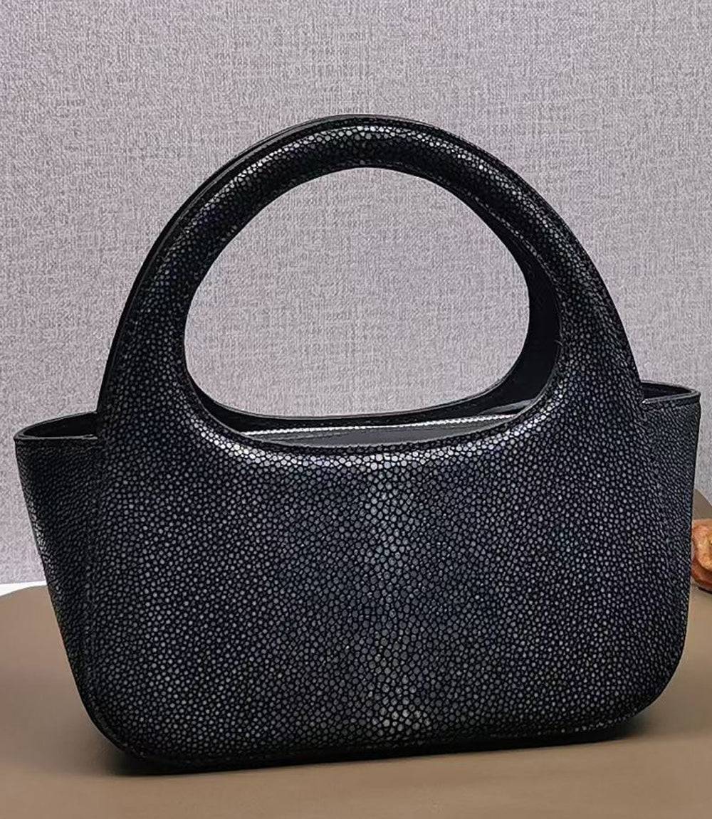 GenuinePearl Stingray Leather  Mini Top Handle Bags