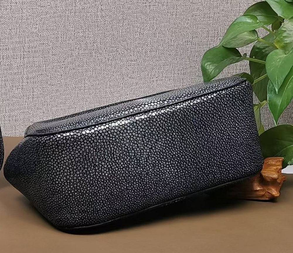 GenuinePearl Stingray Leather  Mini Top Handle Bags