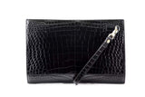 Luxury Mens Casual Business Clutch Bag Crocodile leather Zipper Envelope Long Wallet Slim Handbags Male Purse